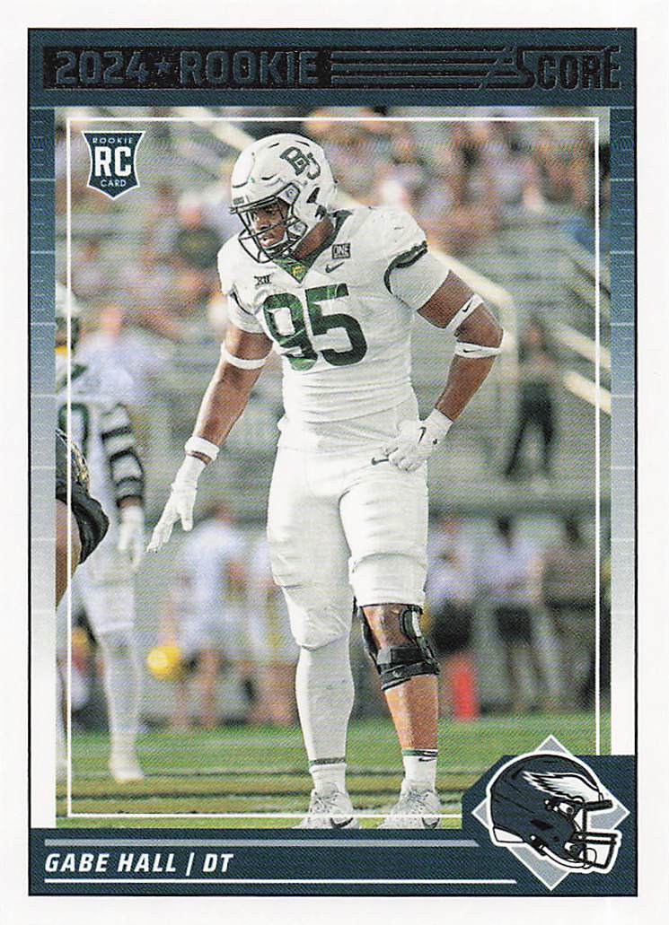 2024 Score Football Gabe Hall #383 Rookie