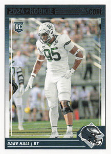 2024 Score Football Gabe Hall #383 Rookie