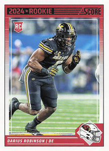 2024 Score Football Darius Robinson #326 Rookie