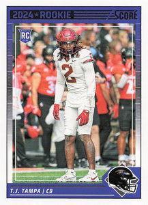 2024 Score Football TJ Tampa #397 Rookie