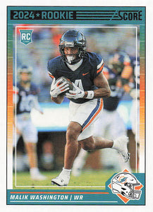 2024 Score Football Malik Washington #370 Rookie