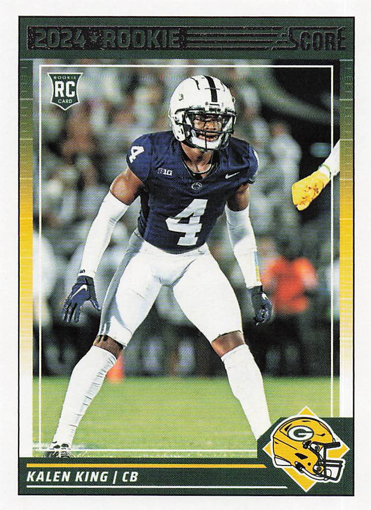 2024 Score Football Kalen King #339 Rookie
