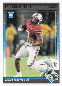 2024 Score Football Xavier Legette #330 Rookie
