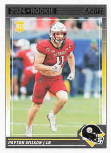 2024 Score Football Payton Wilson #373 Rookie