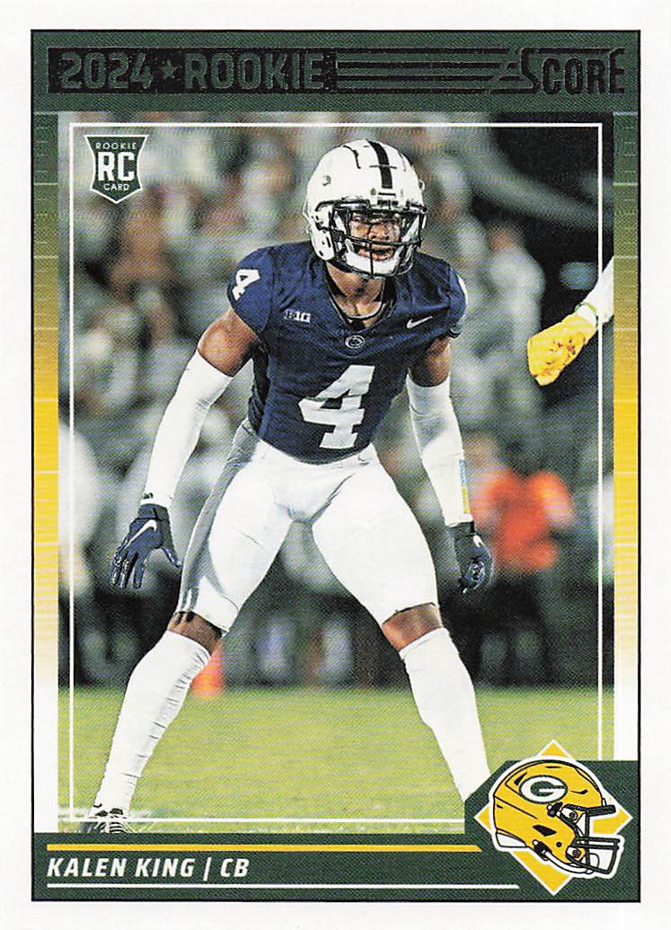 2024 Score Football Kalen King #339 Rookie