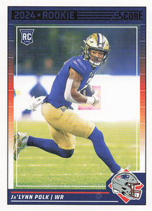 2024 Score Football Ja'Lynn Polk #356 Rookie