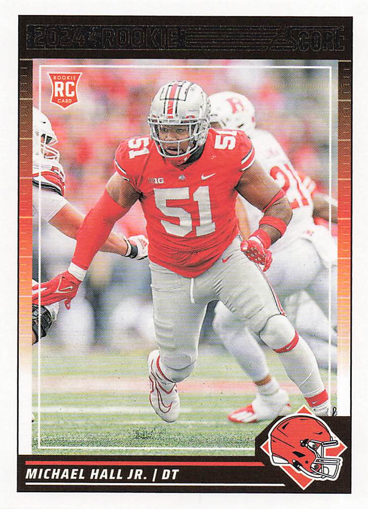2024 Score Football Michael Hall Jr. #363 Rookie