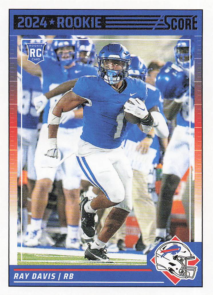 2024 Score Football Ray Davis #392 Rookie