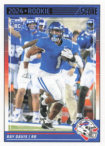 2024 Score Football Ray Davis #392 Rookie