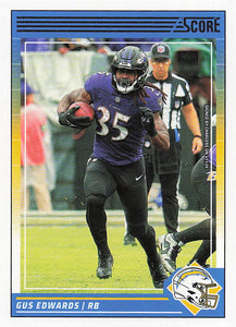 2024 Score Football Gus Edwards #20