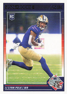 2024 Score Football Ja'Lynn Polk #356 Rookie