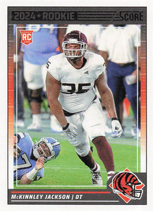 2024 Score Football McKinnley Jackson #398 Rookie