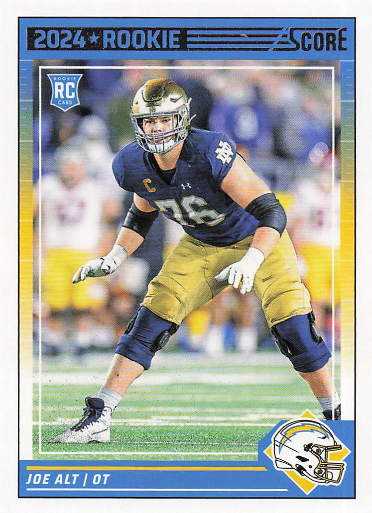 2024 Score Football Joe Alt #307 Rookie