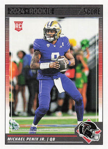 2024 Score Football Michael Penix Jr. #323 Rookie