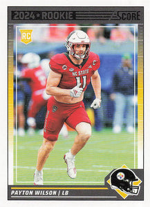 2024 Score Football Payton Wilson #373 Rookie