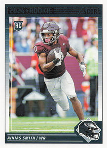 2024 Score Football Ainias Smith #387 Rookie