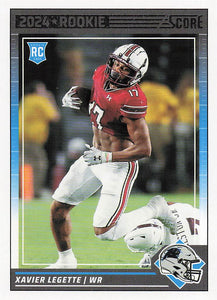 2024 Score Football Xavier Legette #330 Rookie