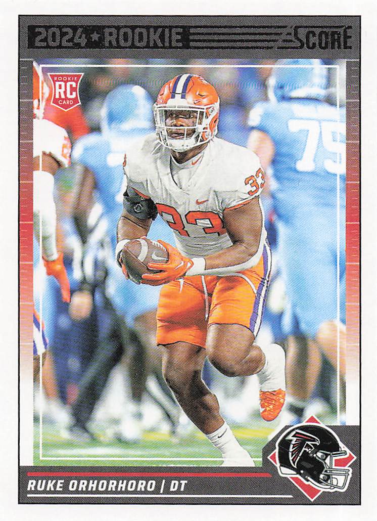 2024 Score Football Ruke Orhorhoro #358 Rookie