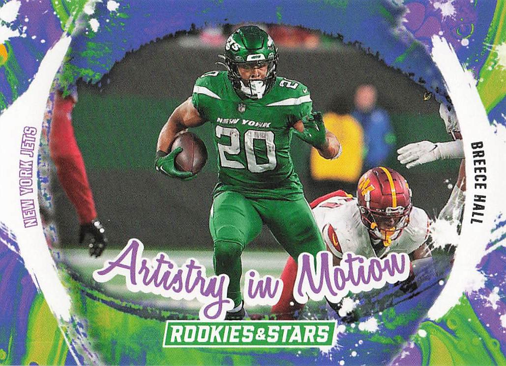 2024 Panini Rookies & Stars Football Artistry in Motion Breece Hall #AIM-BHL