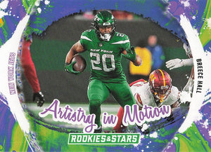 2024 Panini Rookies & Stars Football Artistry in Motion Breece Hall #AIM-BHL