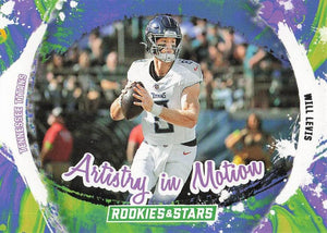 2024 Panini Rookies & Stars Football Artistry in Motion Will Levis #AIM-WLS