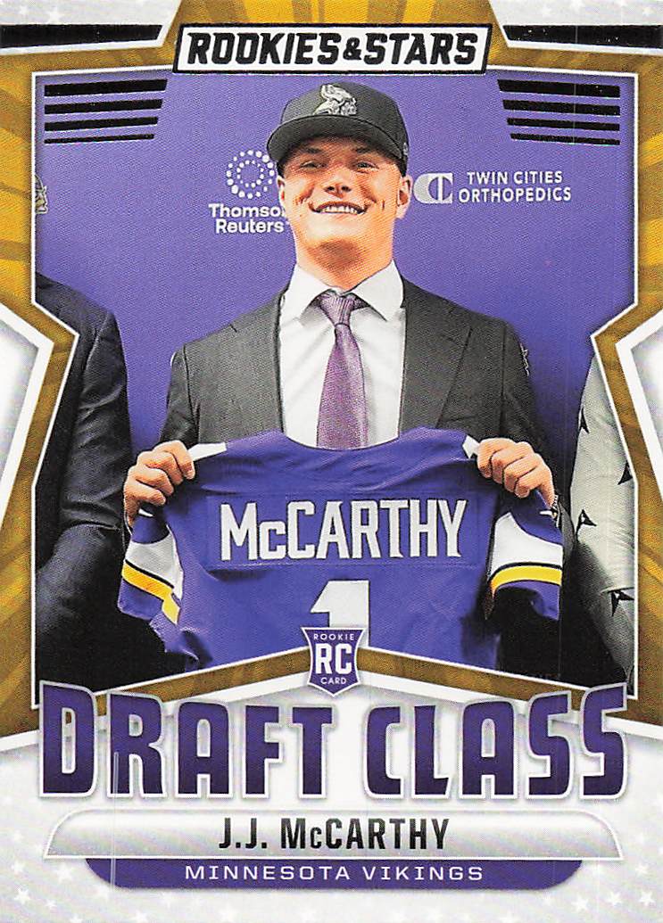 2024 Panini Rookies & Stars Football Draft Class J.J. McCarthy #DC-JMY