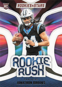 2024 Panini Rookies & Stars Football Rookie Rush Jonathon Brooks #RR-JBS