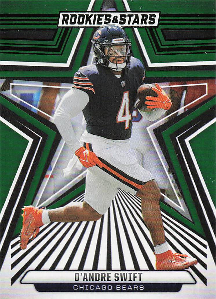 2024 Panini Rookies & Stars Football Green D'Andre Swift #17