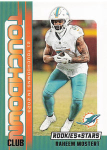2024 Panini Rookies & Stars Football Touchdown Club Raheem Mostert #TC-RMT