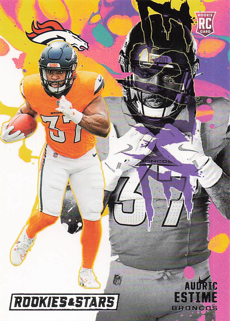 2024 Panini Rookies & Stars Football Rookie Exclusive Audric Estime #RE-AEE
