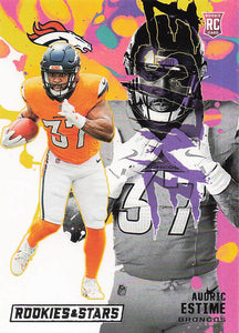 2024 Panini Rookies & Stars Football Rookie Exclusive Audric Estime #RE-AEE