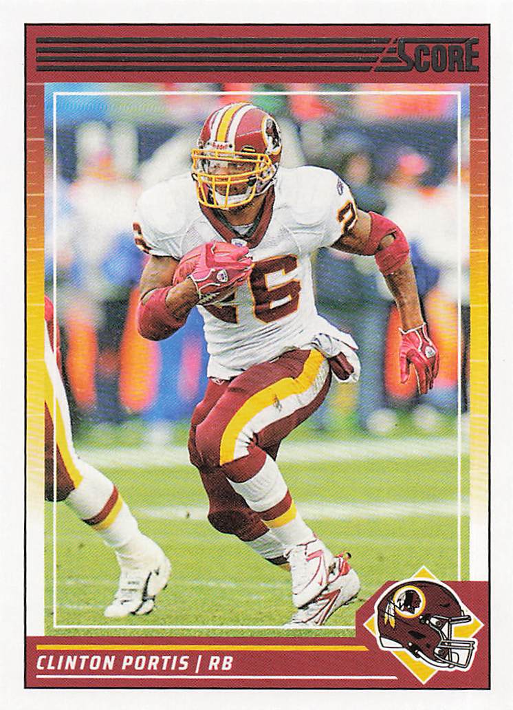 2024 Score Football Clinton Portis #288