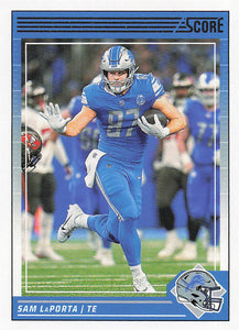 2024 Score Football Sam LaPorta #95