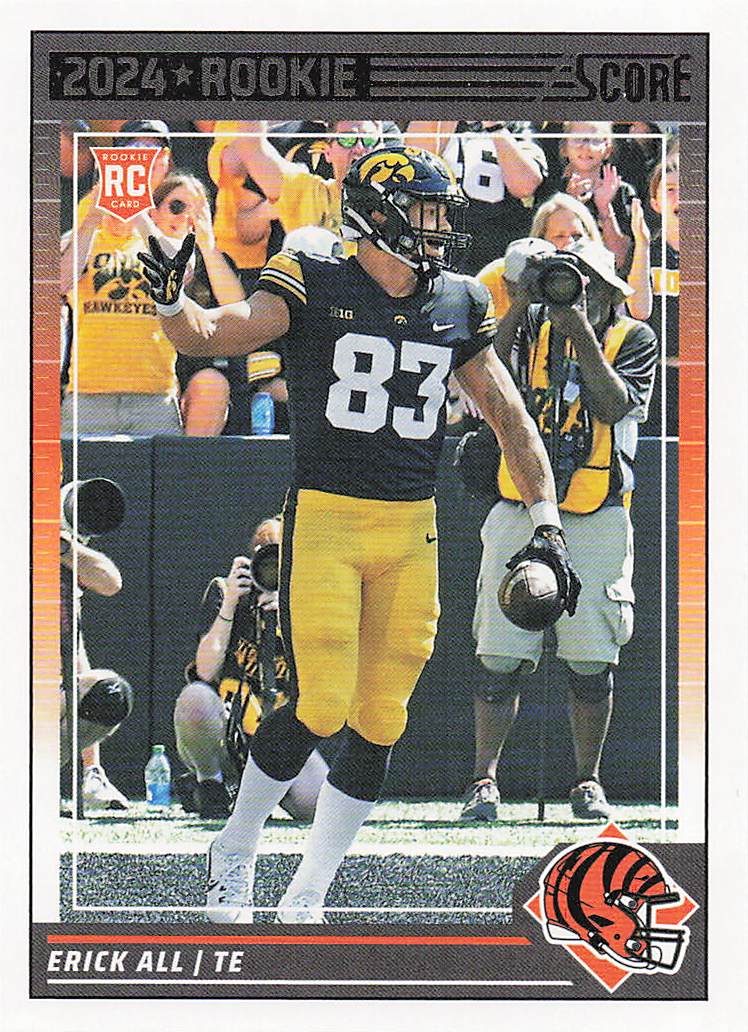 2024 Score Football Erick All #386 Rookie