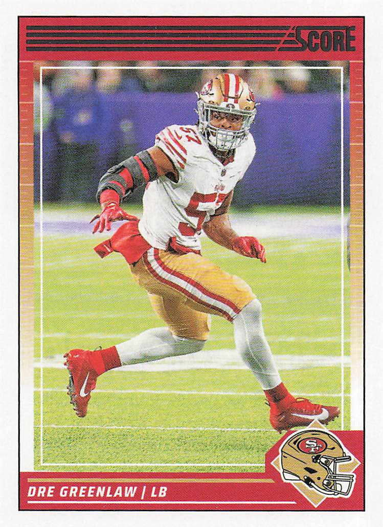 2024 Score Football Dre Greenlaw #250