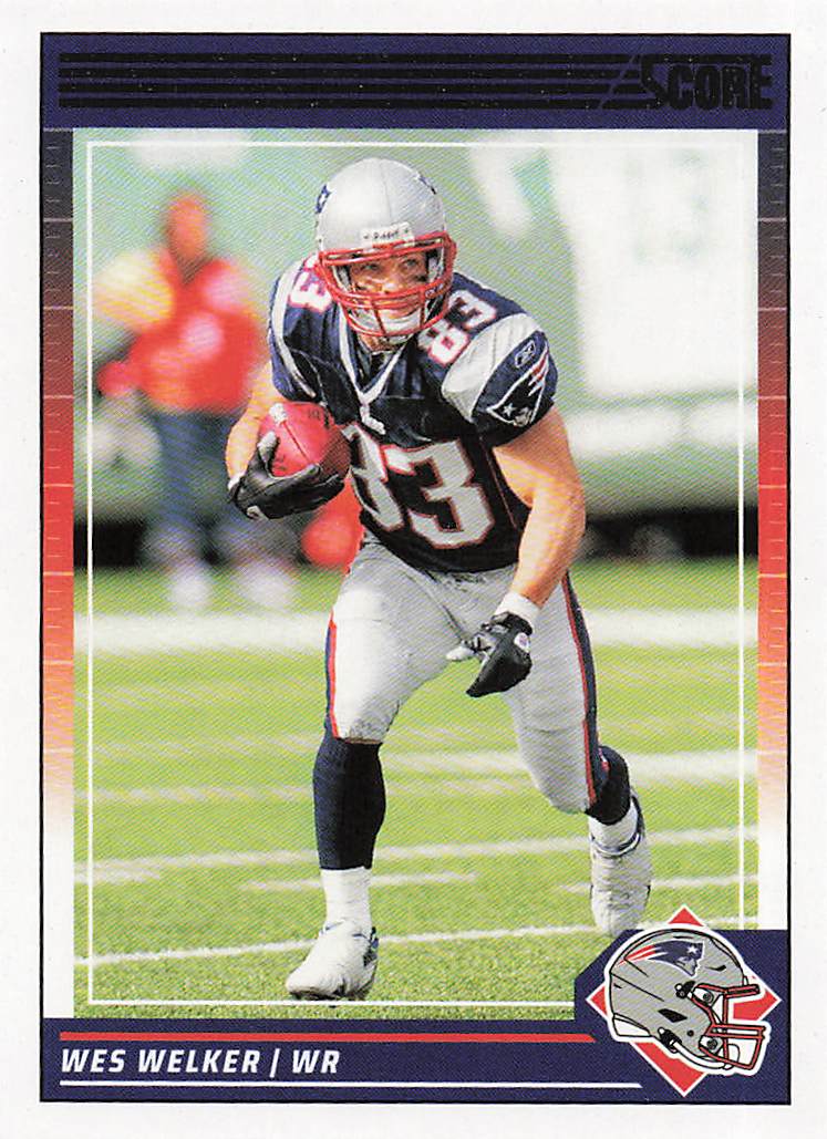 2024 Score Football Wes Welker #198