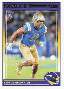 2024 Score Football Gabriel Murphy #376 Rookie