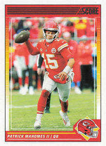 2024 Score Football Patrick Mahomes II #137