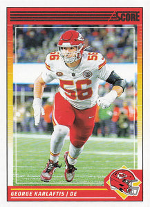 2024 Score Football George Karlaftis #141