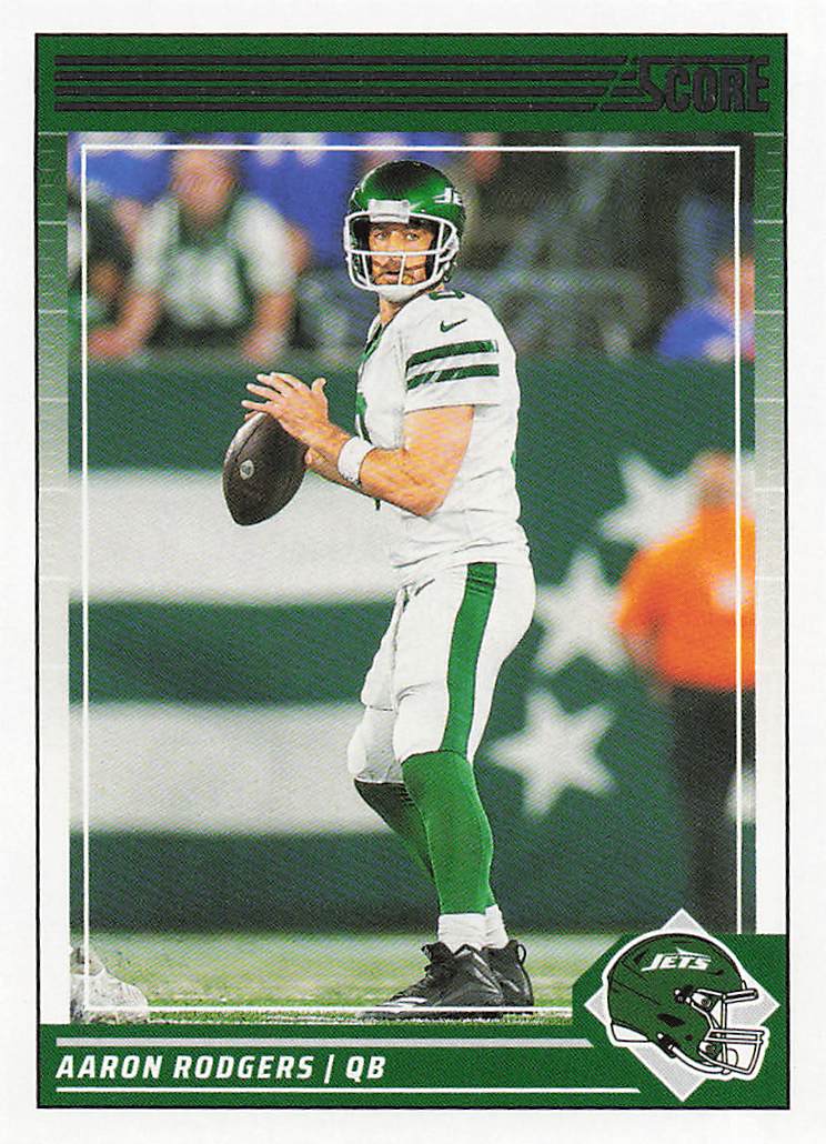 2024 Score Football Aaron Rodgers #222