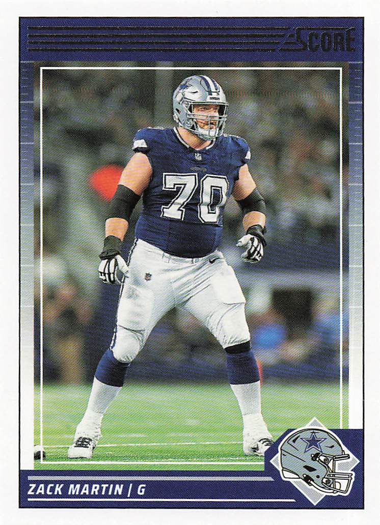 2024 Score Football Zack Martin #75