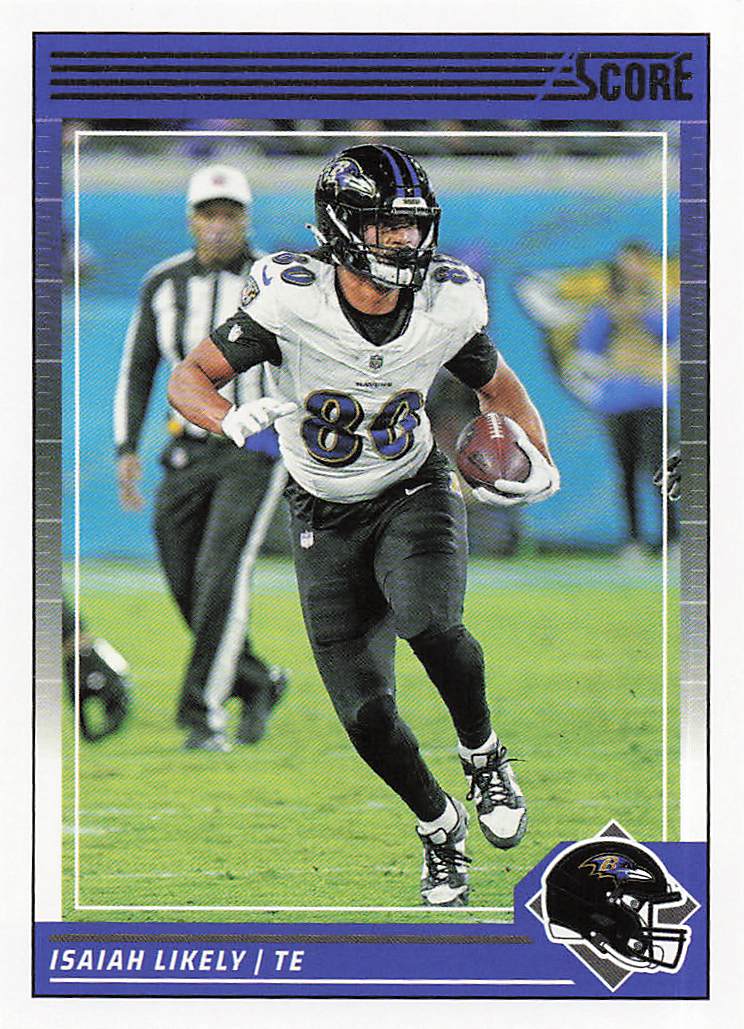 2024 Score Football Isaiah Likely #21