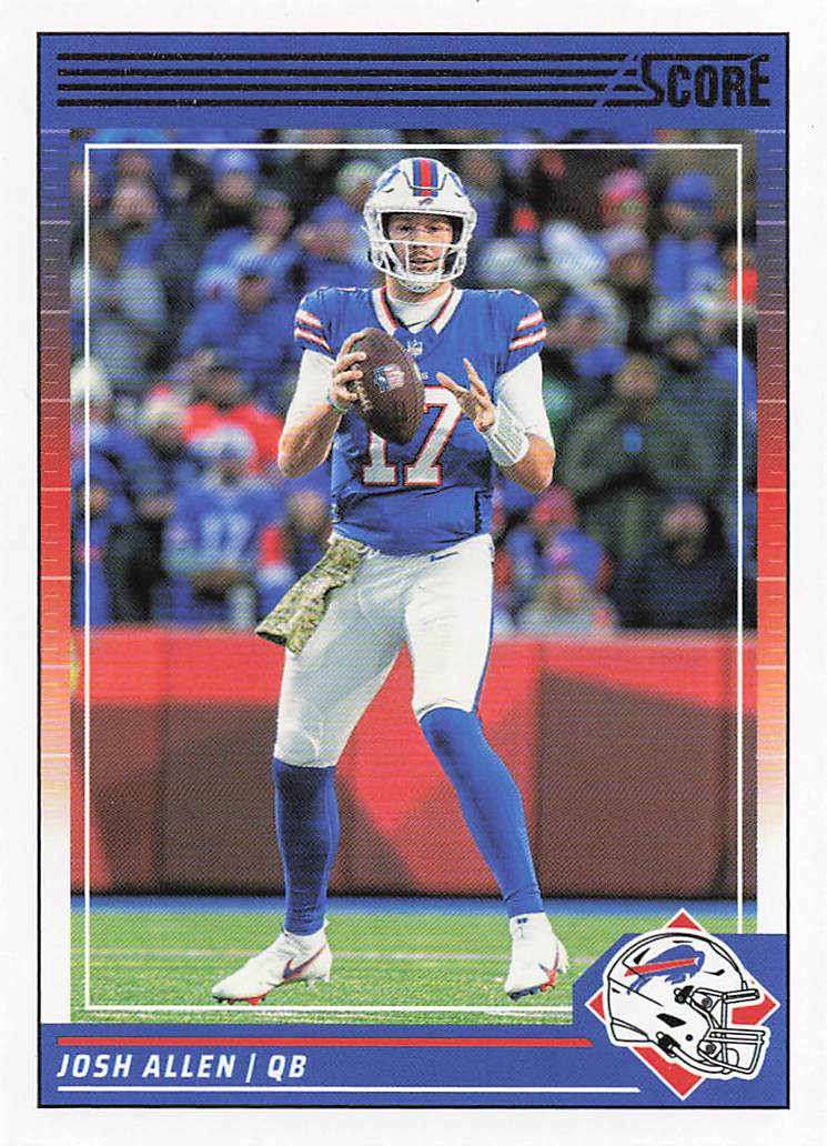 2024 Score Football Josh Allen #28