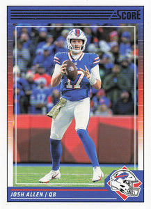 2024 Score Football Josh Allen #28