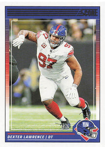 2024 Score Football Dexter Lawrence #214