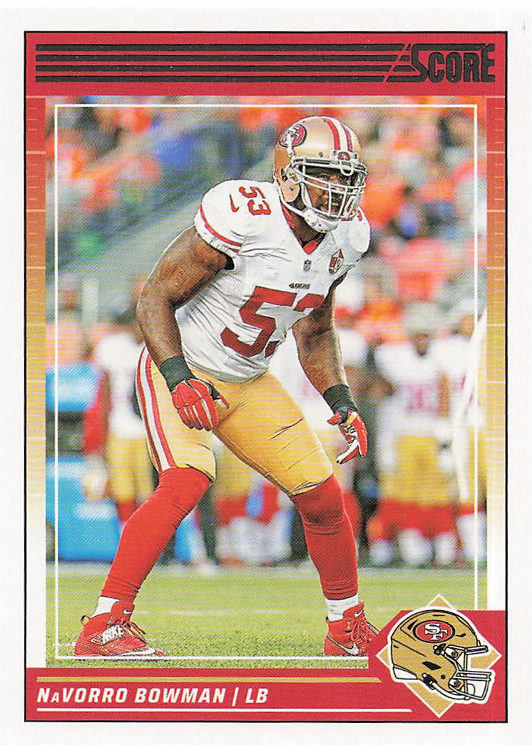 2024 Score Football Navorro Bowman #252