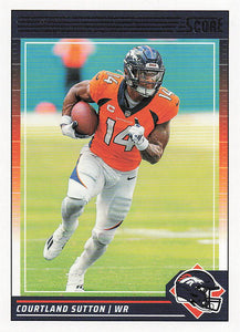 2024 Score Football Courtland Sutton #87
