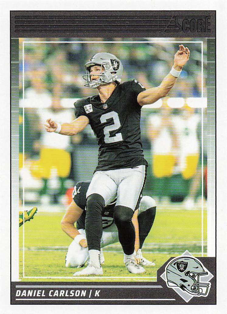 2024 Score Football Daniel Carlson #146