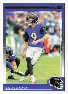 2024 Score Football Justin Tucker #24