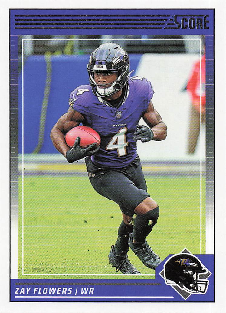2024 Score Football Zay Flowers #23